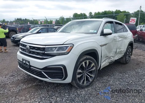 2021 Volkswagen Atlas Cross Sport Sel R-Line from USA, damaged, VIN 1V2SE2CA7MC214805